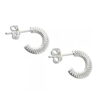 Par de Argolas de Prata alta - AR2213P