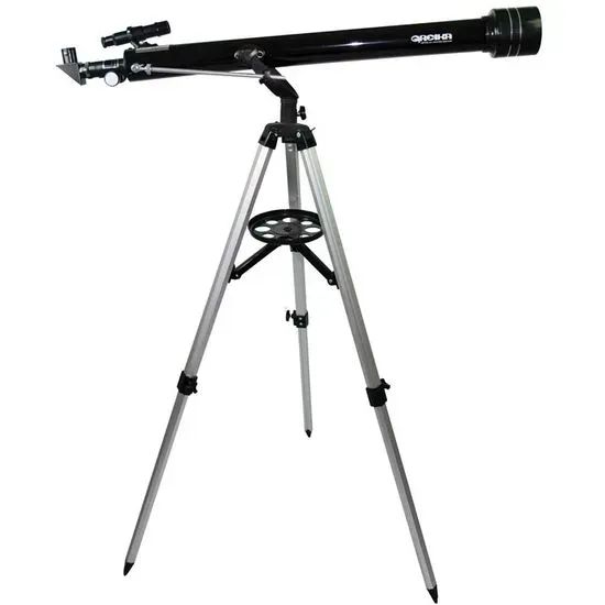 Telescópio Greika Azimutal Refrator 90060 c/ Tripé e Acessórios 