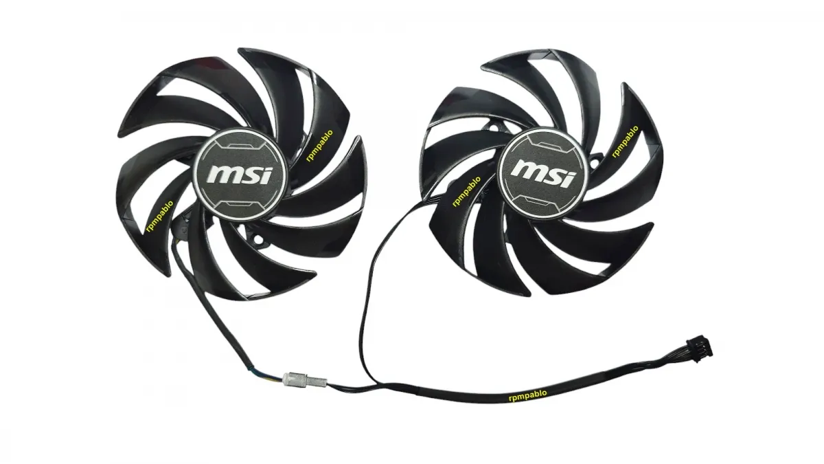 Dual Cooler Para Placa De Vídeo Msi GeForce RTX 4060 Ti  Ventus 2x Oc 