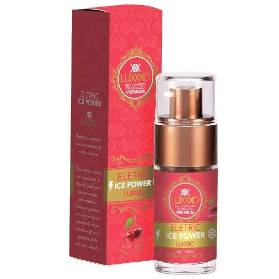 ELETRIC ICE Gel Oral Extra Forte Sabor Cereja com Efeito Eletrizante 30g - LX3409