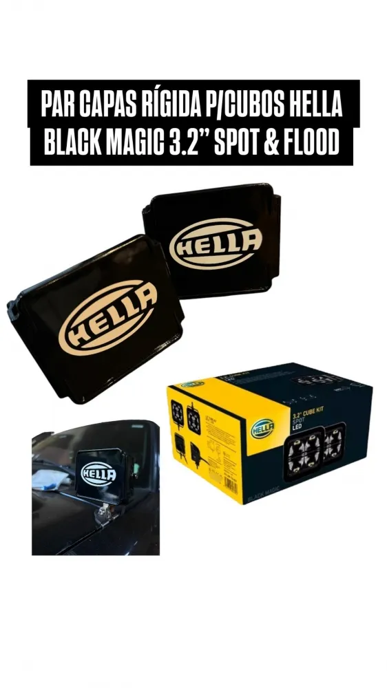 PAR CAPAS DE PROTEÇÃO RIGIDA P/ CUBOS HELLA DE 3.2
