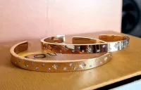 Bracelete aberto Stars liso  - Foto 3