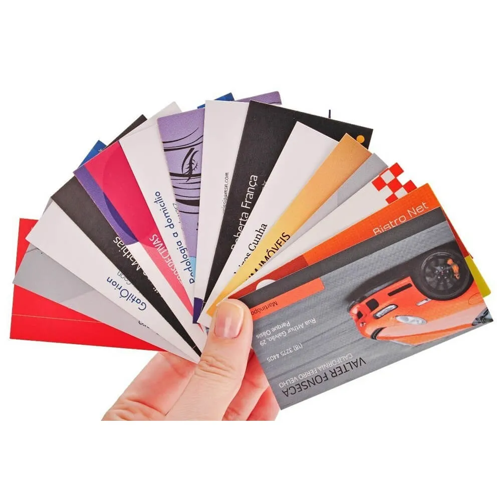 Impressão de 250 unidades de Cartão de Visita