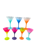  Taça Martini Jateada Acrílica 