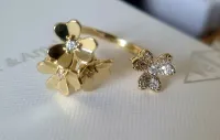 Anel Van Cleef & Arpels Flor brilhante.  - Foto 8