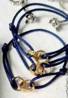 Pulseira love fio de seda.  - Foto 2