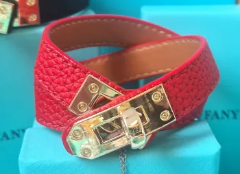 Bracelete Couro duas voltas Hermès.  - Foto 2