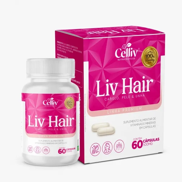 Liv Hair Saúde para Pele, Unhas e Cabelos