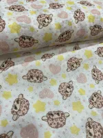 TECIDO FRALDA ESTAMPADO 70x70 ovelhinha