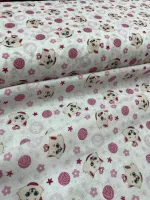 TECIDO FRALDA ESTAMPADO 70x70 gatinha