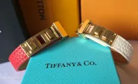 Bracelete Birkin couro fecho dourado.  - Foto 2