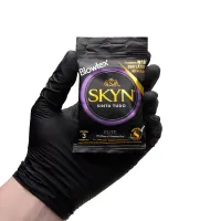 PRESERVATIVO SKYN ELITE 3 UNIDADES ULTRAFINO E ULTRASENSITIVE - BLOWTEX.                                                  LIBYSEXSHOP - Foto 2