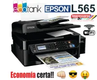 Multifuncional Epson EcoTank L565 c/  Wireless e ADF para cópias automáticas