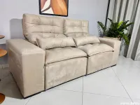 Sofá Retrátil e Reclinável Toronto 2 metros fibra silicone oferta ! - Foto 3