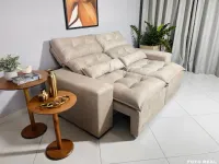 Sofá Retrátil e Reclinável Toronto 2 metros fibra silicone oferta ! - Foto 4