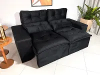 Sofá Retrátil e Reclinável Toronto 2 metros fibra silicone oferta ! - Foto 11