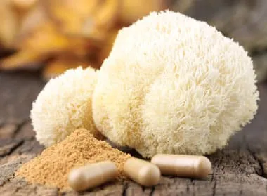 Cogumelo Juba de Leão (Hericium erinaceus) desidratado embalado à vácuo - 60 Cápsulas de 500mg