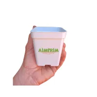 Vaso quadrado nobre 9 - Branco - Foto 3