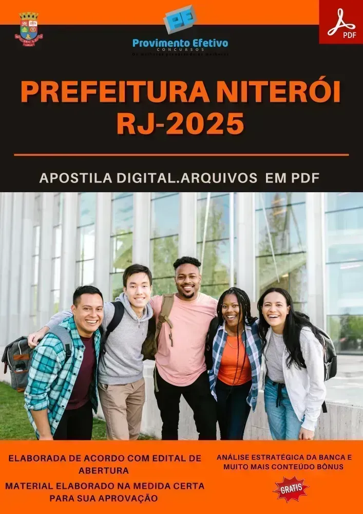 Apostila Prefeitura Niterói RJ Engenheiro Ambiental 2025 Imagem