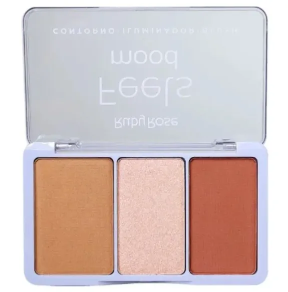 Ruby Rose - Kit Contorno, Iluminador e Blush  Imagem