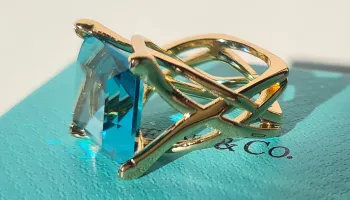 Anel azul Topázio  - Foto 2