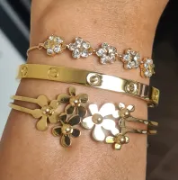 Pulseira Cristais em flores  - Foto 6