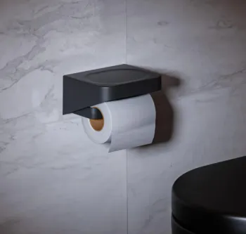 Suporte Papel Higiênico Eleve PRETO