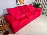  Sofá Retrátil e Reclinável athenas  3 Módulos  2,75 Orthobox - Foto 6