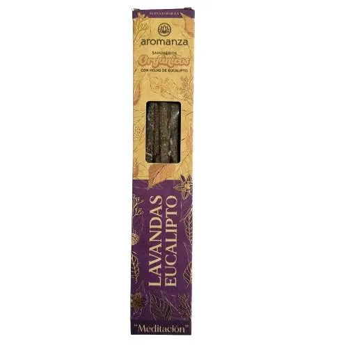  Incenso Massala  Orgânico Aromanza - LAVANDAS EUCALIPTO  Imagem