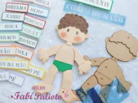 G1.865  Gabarito de Moldes  em MDF Corpo Humano  - Foto 2