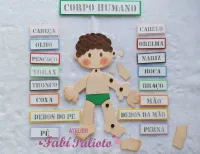 G1.865  Gabarito de Moldes  em MDF Corpo Humano  - Foto 3