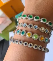 Pulseira Cristais coloridos Swarovski - Foto 6