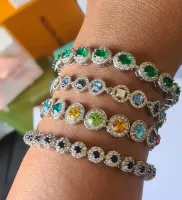 Pulseira Cristais coloridos Swarovski - Foto 7