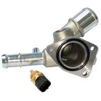 Carcaça Válvula Termostática Hyundai Hb20 1.6 + Sensor Temperatura  25620-2B003 - Foto 2