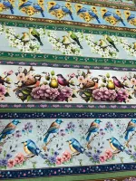 Tricoline Estampa Digital Barrado passaro - Foto 3