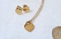 Brinco coração Tiff semijoia  - Foto 2