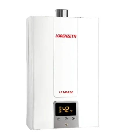 Aquecedor de Água a Gás LZ 2000DE-B Digital GLP (Gás Liquefeito de Petróleo) Lorenzetti Imagem