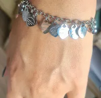 Pulseira multi corações Tiffany&Co semijoia.  - Foto 4