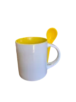  CANECA RETA COM COLHER  - Foto 2