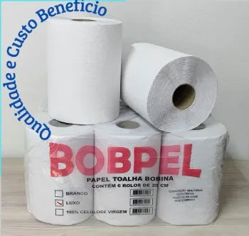 PAPEL TOALHA BOB.LUXO 6X20X200M BOBPEL