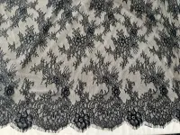Tecido Renda Chantilly Arabesco Preta 3,00 Metros Por 1,50 Metros de Largura - Foto 5