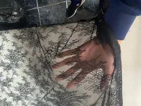 Tecido Renda Chantilly Arabesco Preta 1,00 Metro Por 1,50 Metros de Largura - Foto 2
