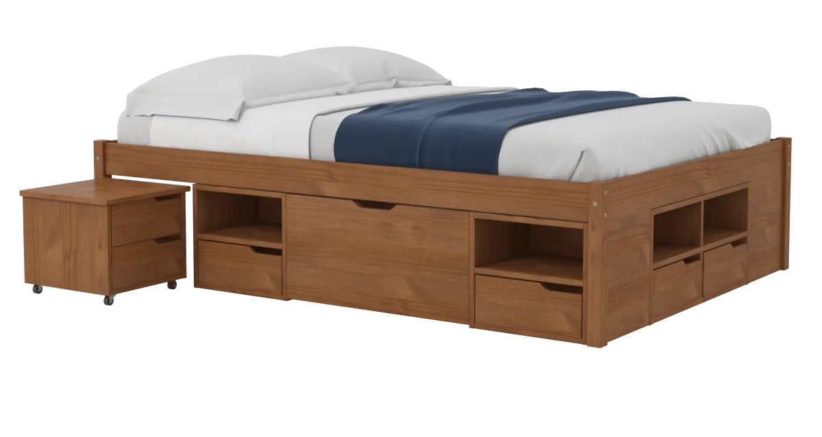 Cama Charme Queen Amêndoa-Links