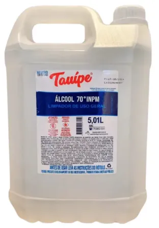 ALCOOL GEL 70º INPM 05 LTS - TAUIPE Imagem