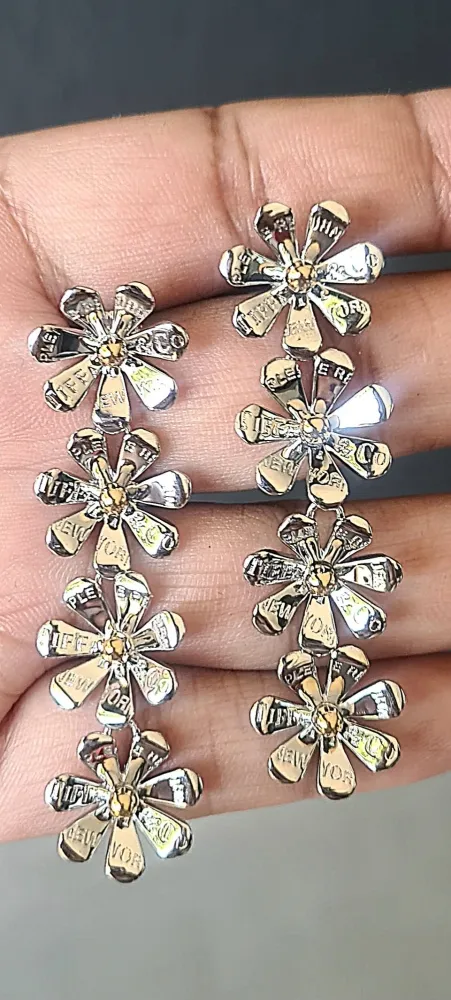 Brinco Flores Tiffany  Imagem