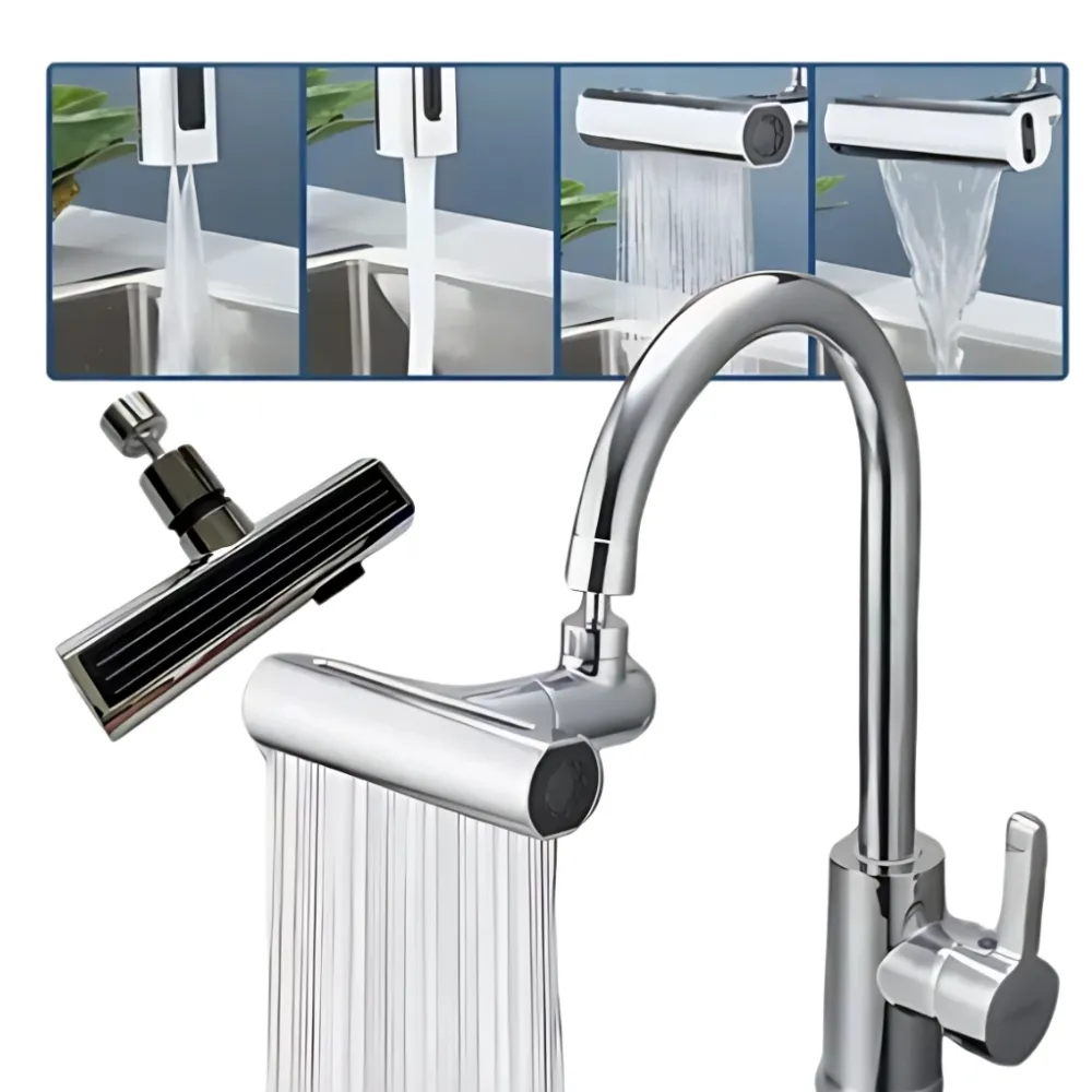 Adaptador Extensor De Torneira 360 Jato Duplo Economiza Água