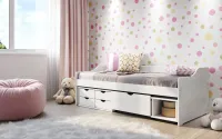 Cama Floro Solteiro Branco Lavado-Links