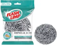 ESPONJA INOX LIMPEZA PESADA - FLASH LIMP