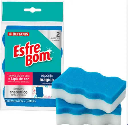 ESPONJA MAGICA - ESFREBOM C/ 2 UNID