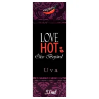 LOVE HOT ÓLEO BEIJÁVEL AROMÁTICO SABORES 35ML - CHILLIES.                                                                         LIBYSEXSHOP - Foto 4